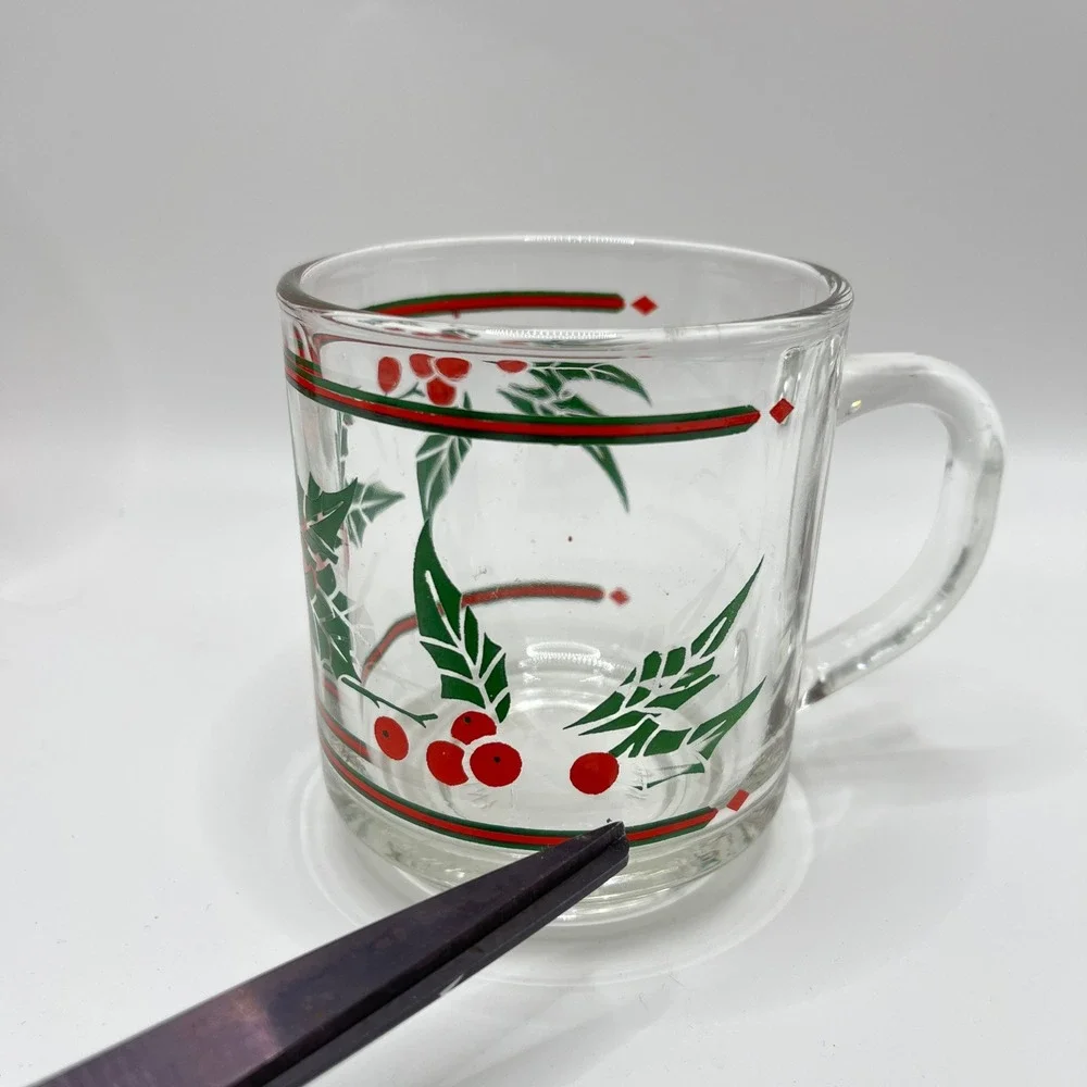 Libbey vintage christmas